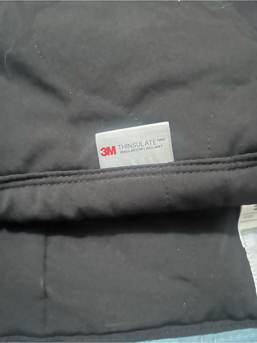 Woman's Carhartt Black Coveralls with Brown Logo Patch - Picture 4 of 11
